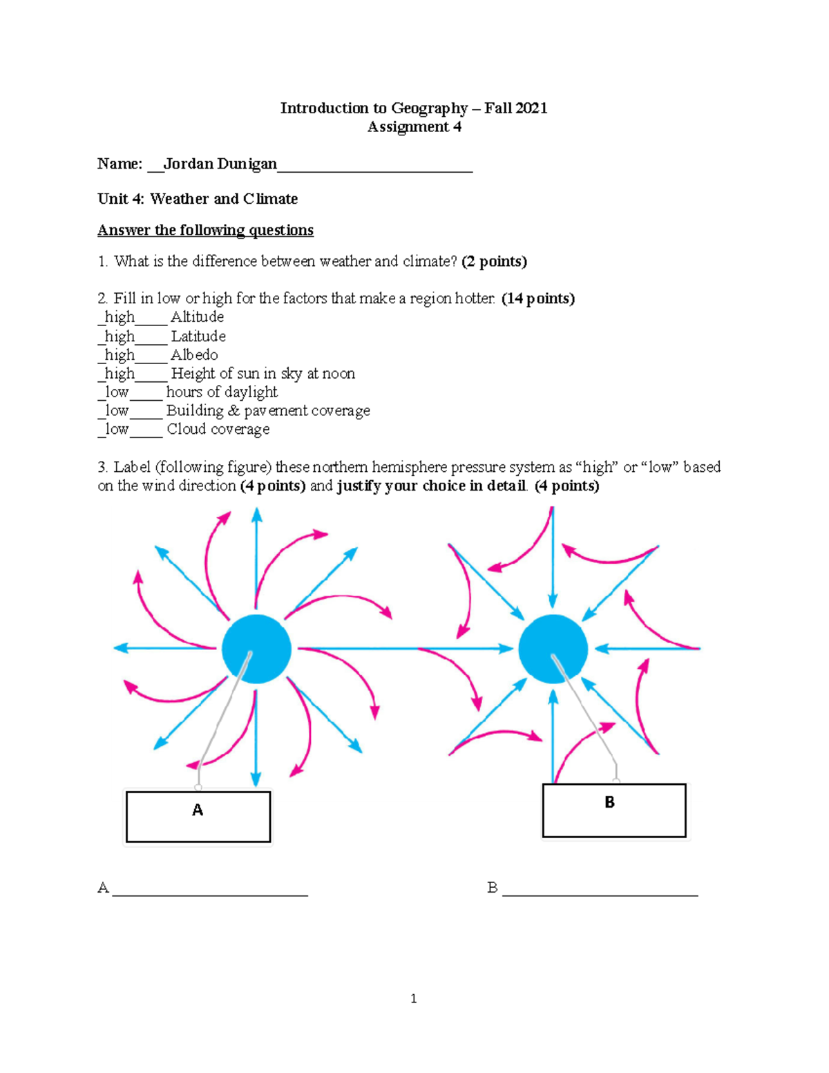 assignment 4 climate regions of canada