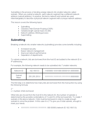 TCP-IP protocols breakdown - 2.4 Network Port and Protocol Facts A ...