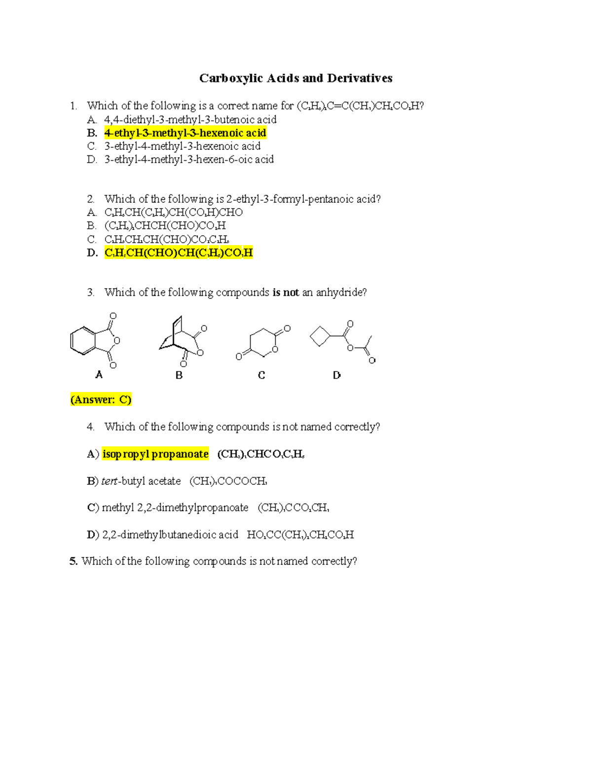 Zauberwürfel In 20 Zügen Lösen Anleitung Pdf B%C3%B9a-Y%C3%AAu%20 - Carboxylic Acids and Derivatives Which of the