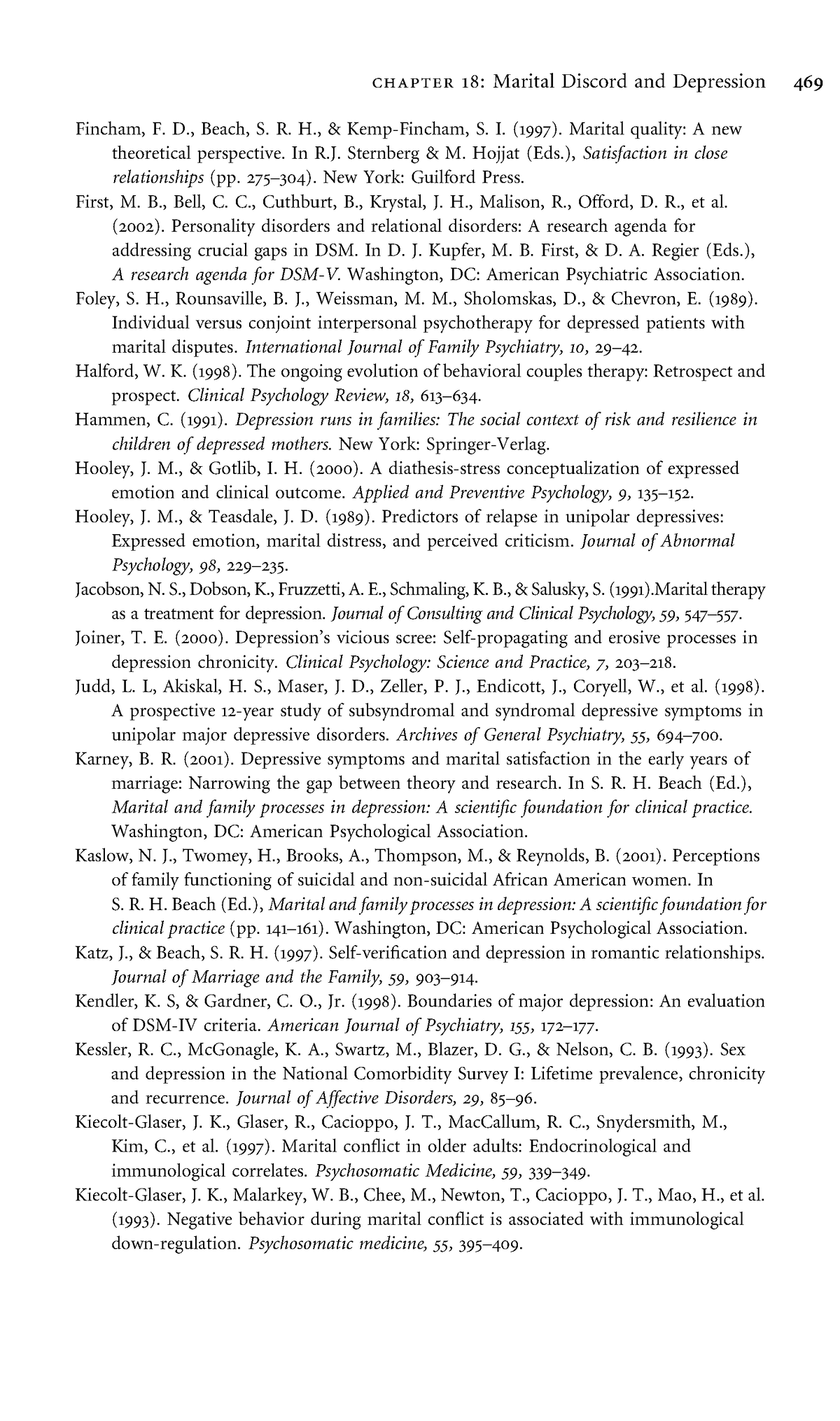 Family psycology-158 - Fincham, F. D., Beach, S. R. H., & Kemp-Fincham ...