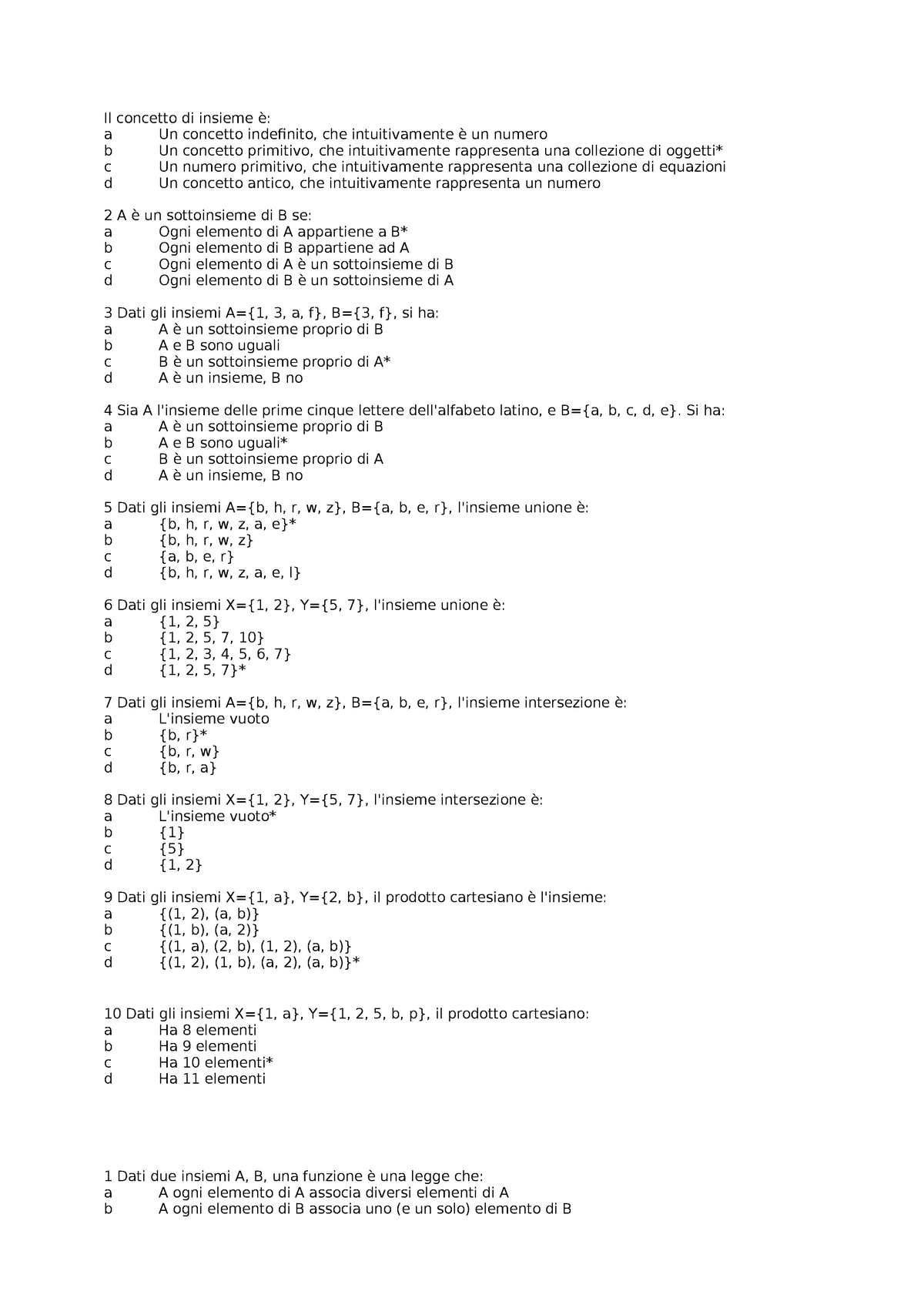 ANALISI MATEMATICA 1 INGEGNERIA. 30 febbraio 1993