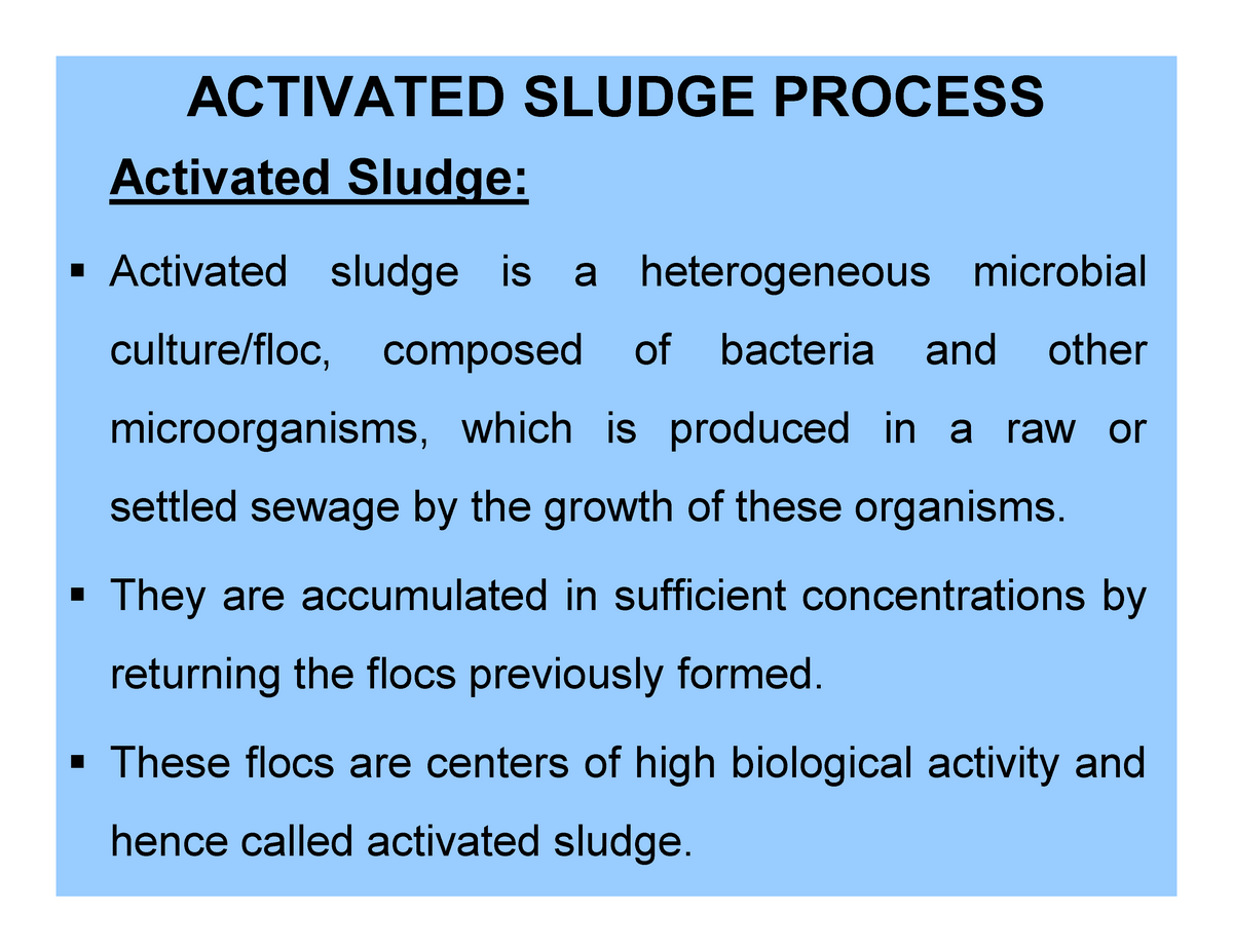 Lec 6 Activated Sludge Process Patibility Mode 2 21 Studocu