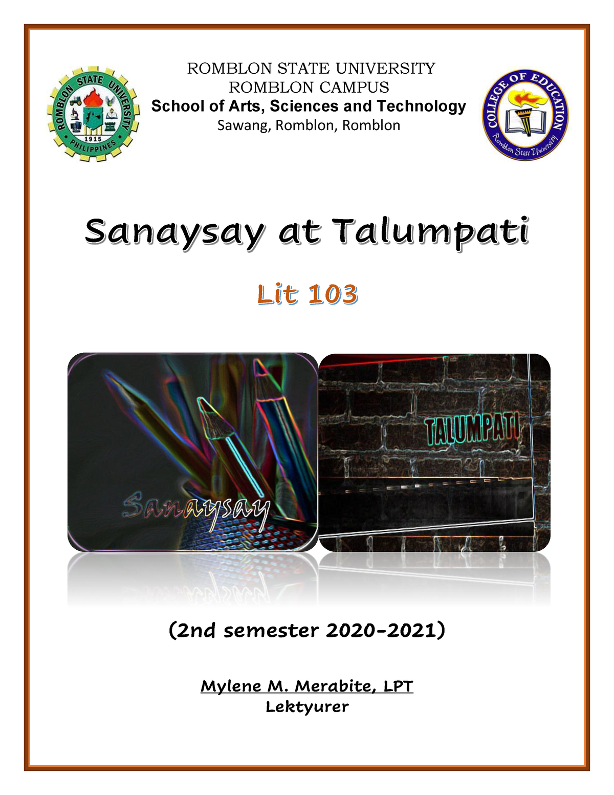 Portfolio Ng Sanaysay At Talumpati Mid Term Modyul Docx Sanaysay At Hot Sex Picture