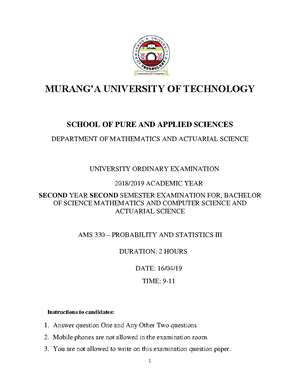 Mutnotes - 1 CHAPTER 4; UNIVARIATE DISCRETE PROBABILITY DISTRIBUTIONS 1 ...