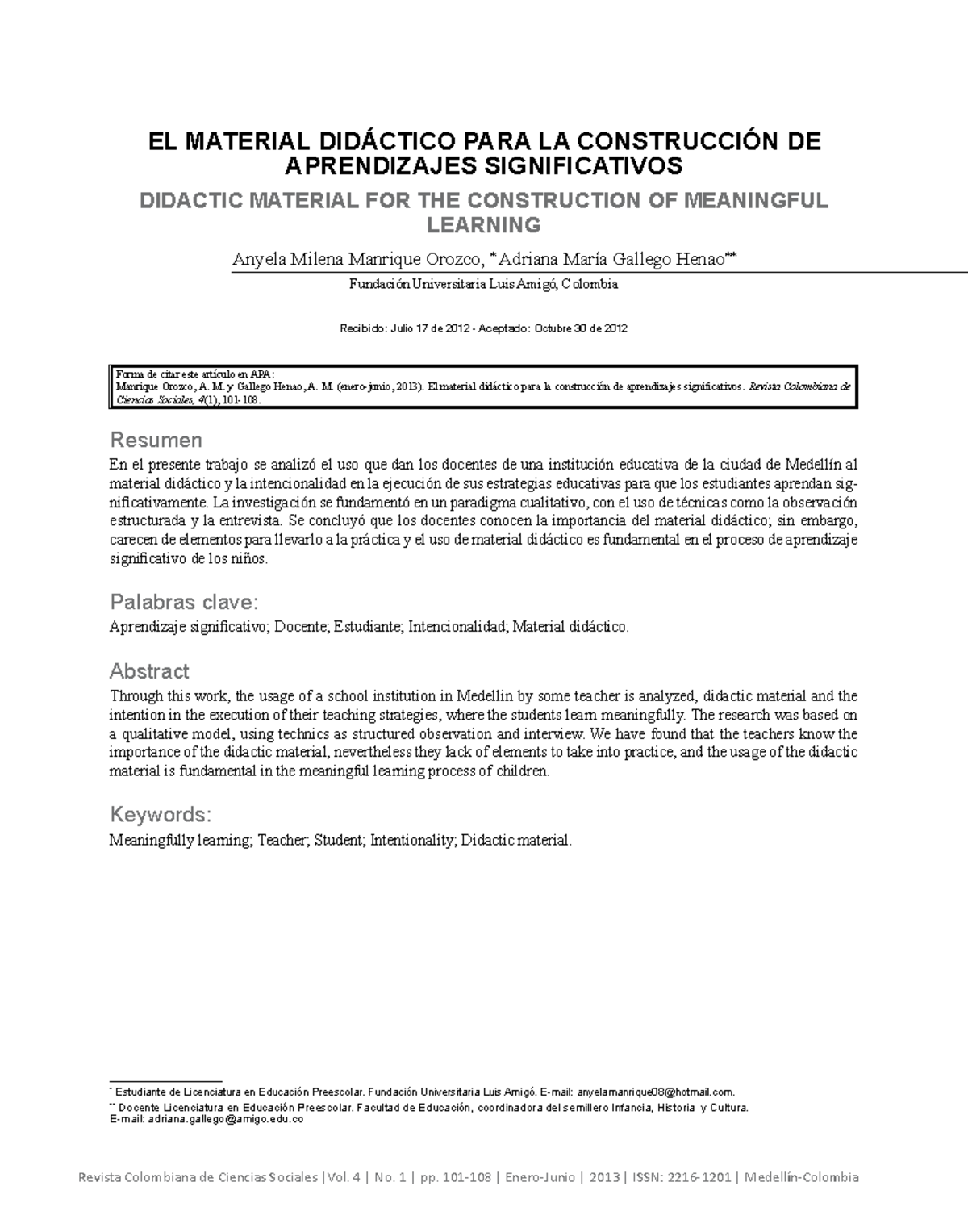 Journalsauthors,+EL+ Material+ Didáctico+PARA+LA+ Construcción - EL ...