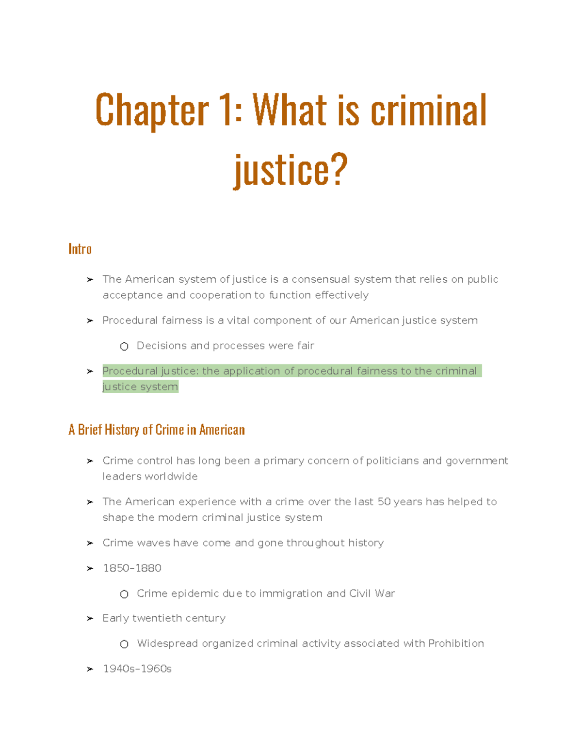 Chapter 1 What Is Criminal Justice - Chapter 1: What Is Criminal ...