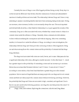 Ch 1 - understanding the drug problem in America - Chapter 1 ...