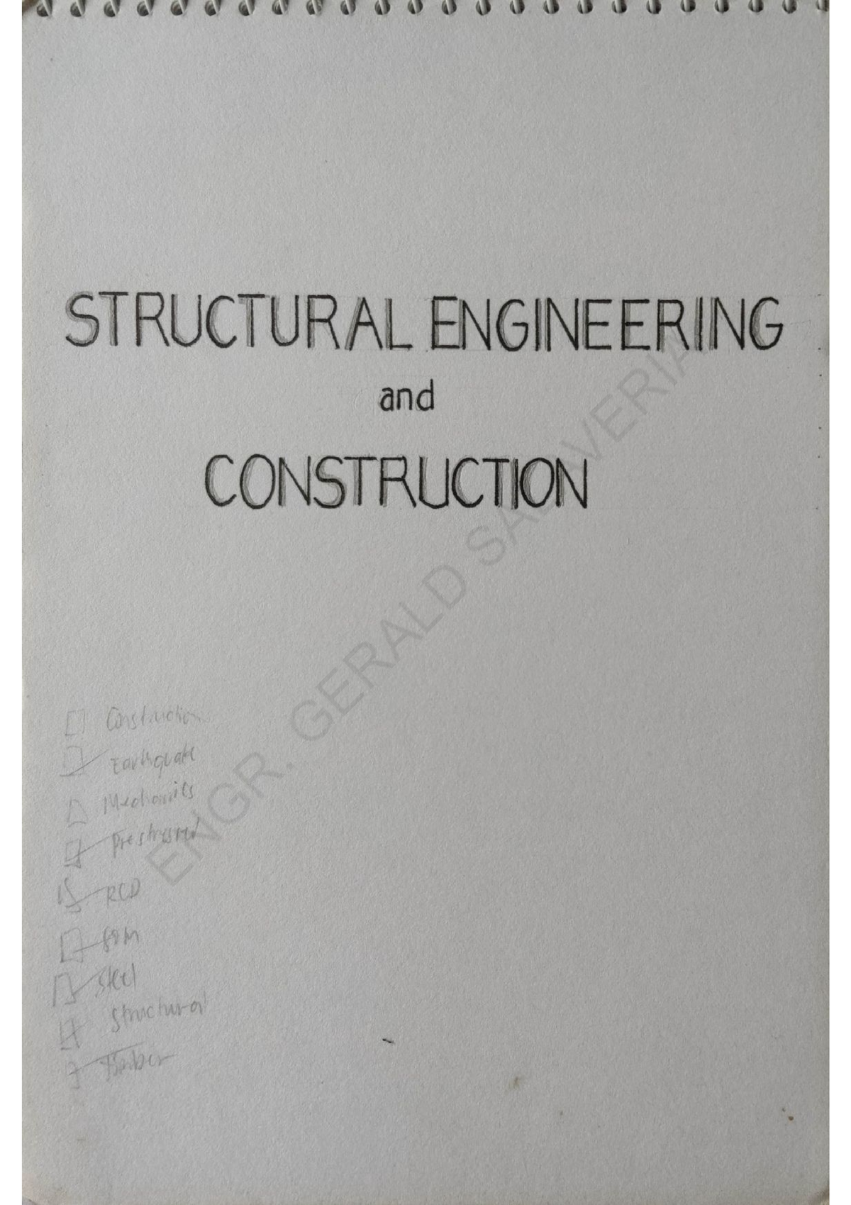 Structural Engineering AND Construction - Mechanical Engineering - Studocu