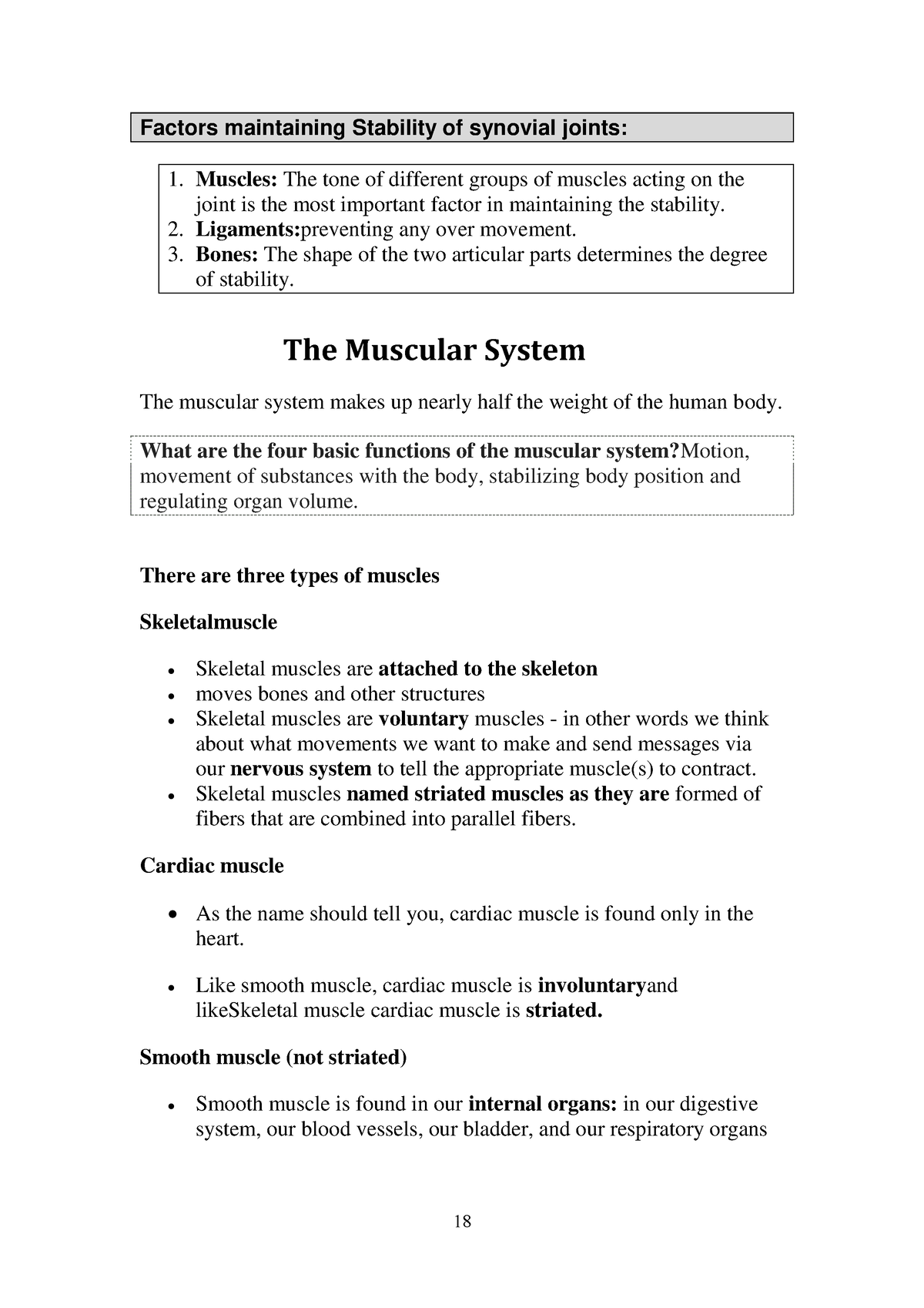 the-muscular-system-factors-maintaining-stability-of-synovial-joints