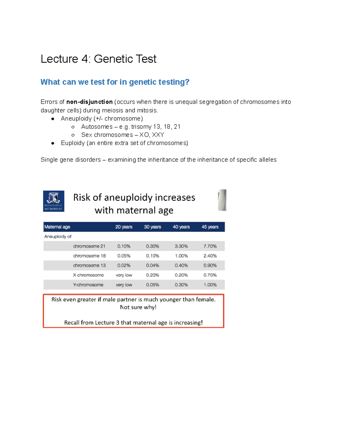 Lecture 4 Testing Lecture 4 Test What can we test