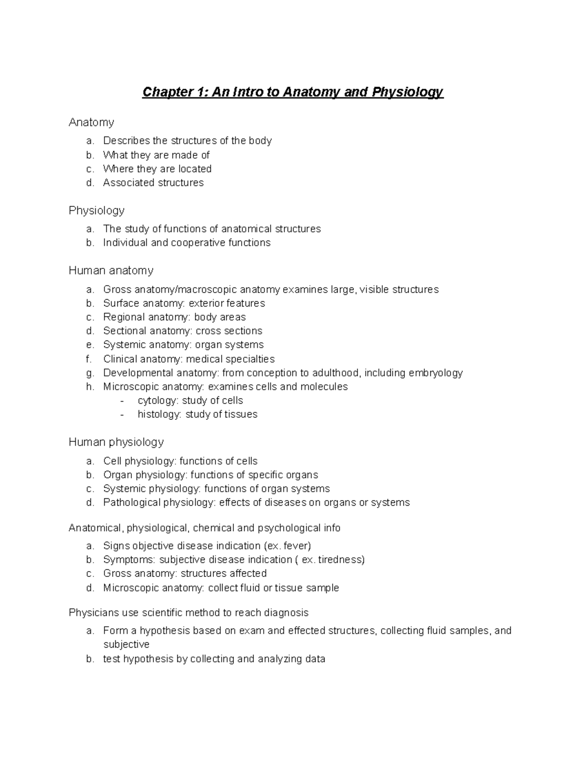 HSCI 103 Exam 1 notes - Includes Chapter 1: Intro, Chapter 2: The ...