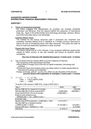 fin542 group assignment exchange rate