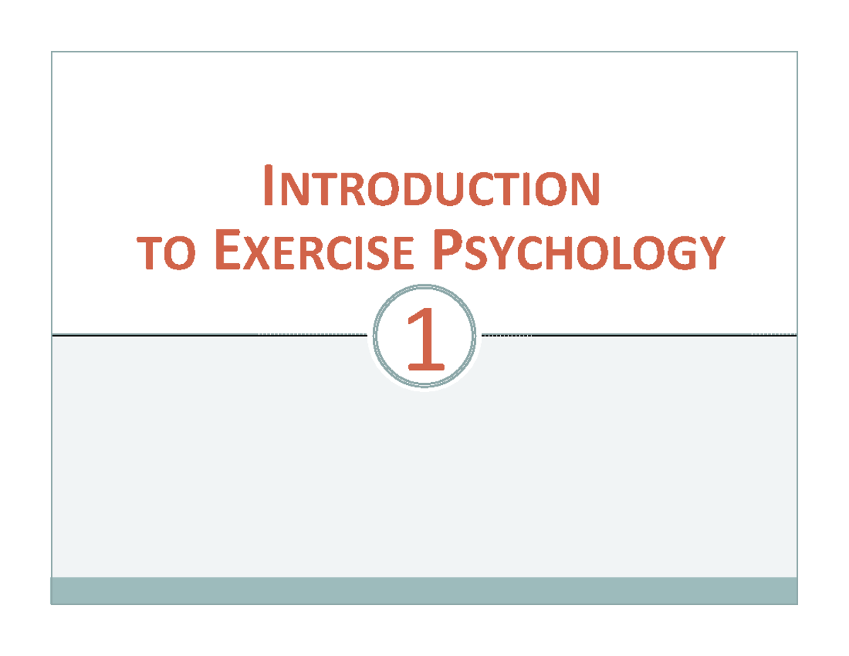1 Chapter+1+introduction+KNES350 - 1 INTRODUCTION TO EXERCISE P ...