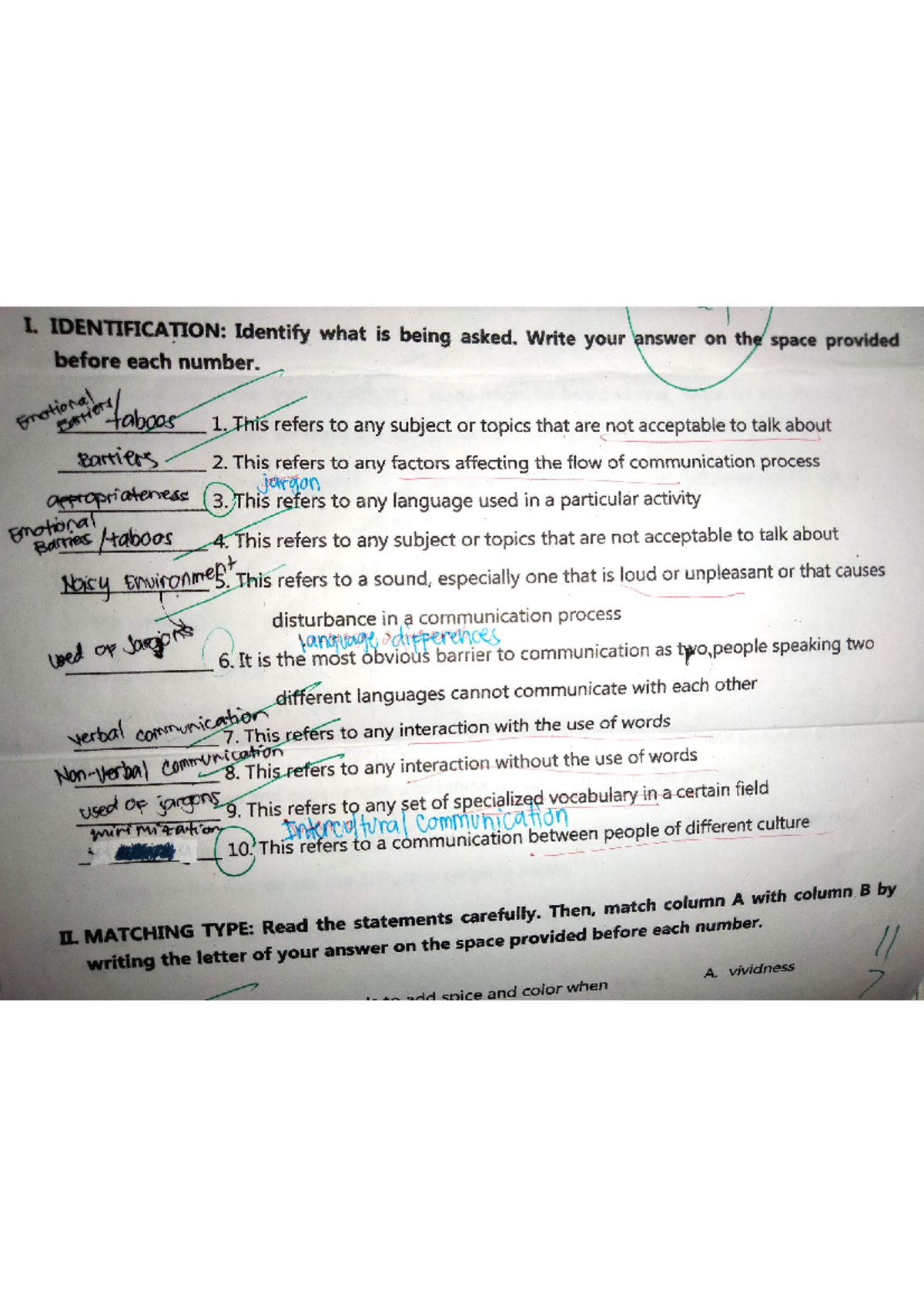 Verbal Communications Business Administration Studocu