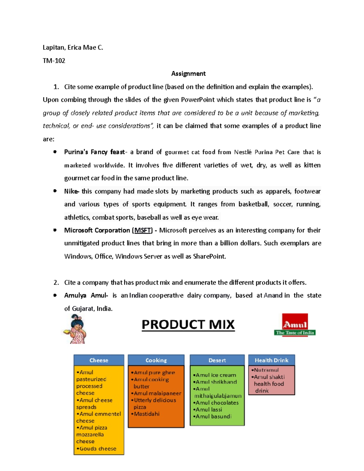 Assignment, Cmarketing - Lapitan, Erica Mae C. TM- Assignment Cite some ...