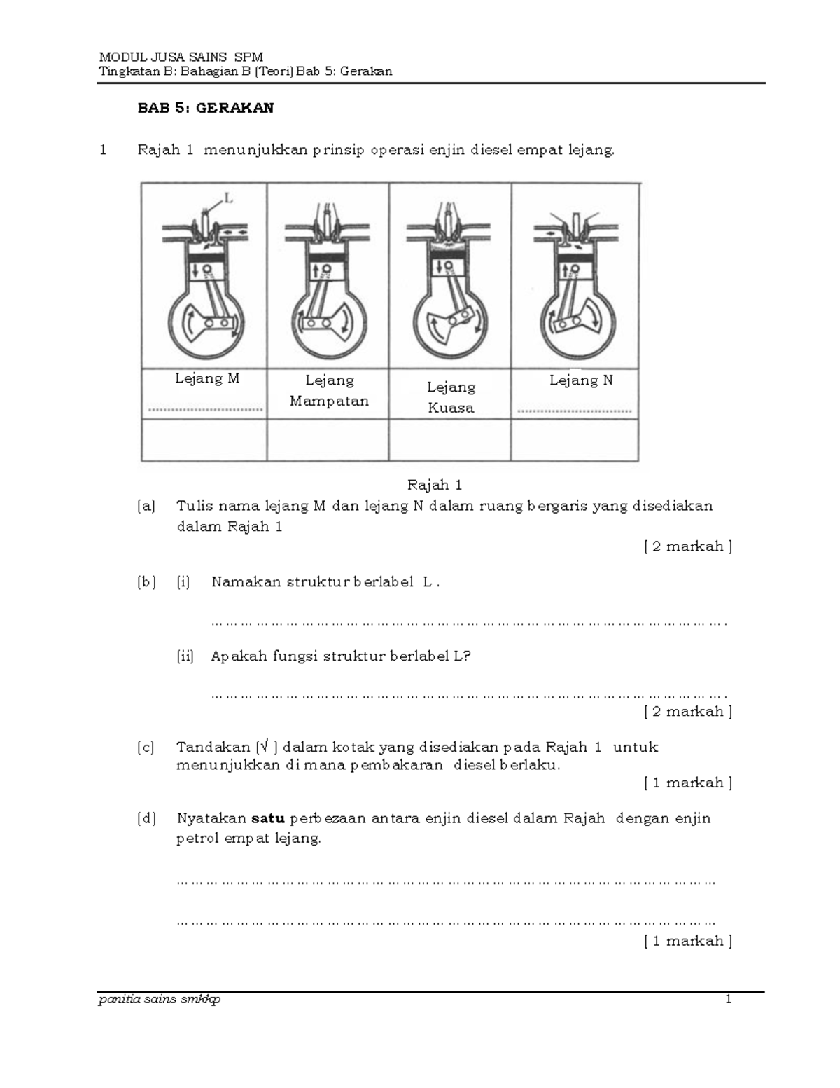 T5(B) Bab 5 Gerakan - Sains - Tingkatan B: Bahagian B (Teori) Bab 5 ...