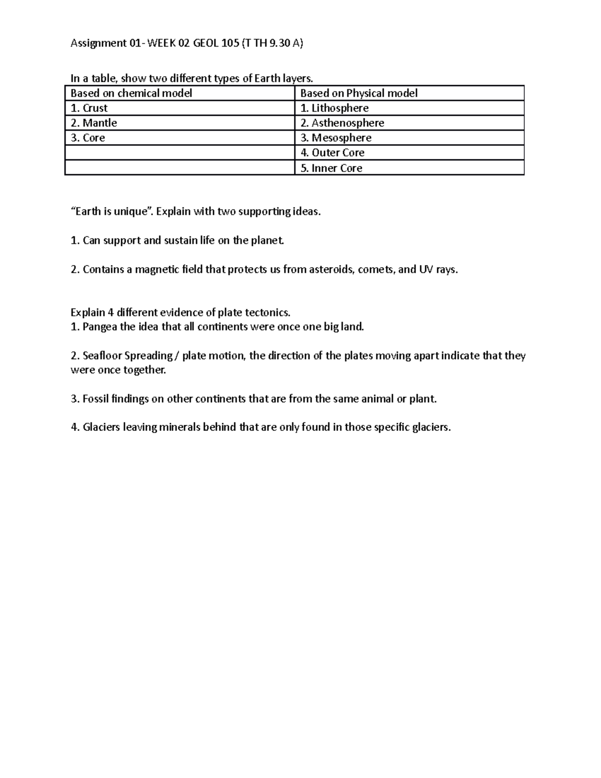 Assignment WEEK 02 - Worksheet with questions and correct answers ...