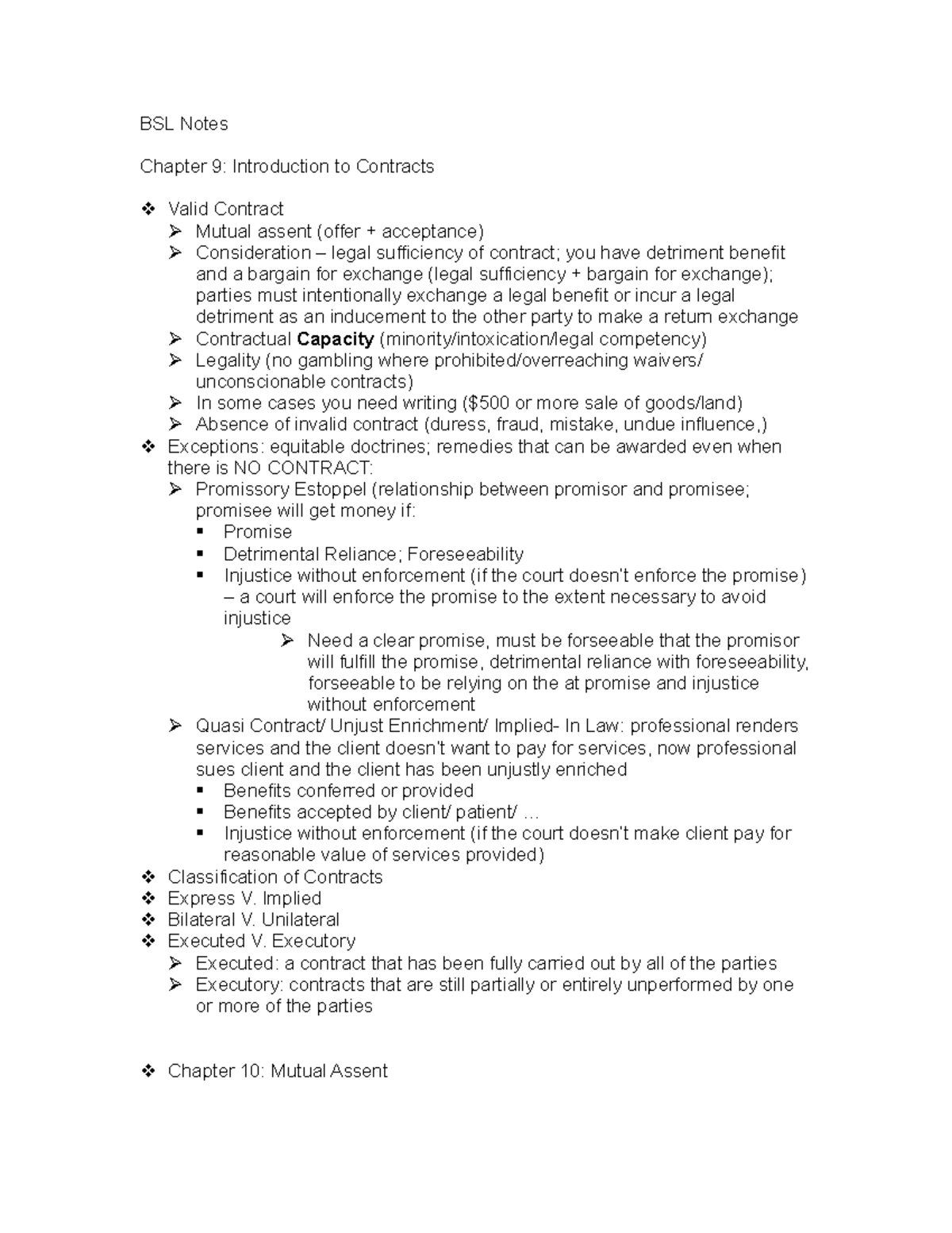 BSL Ch 9 & 10 - Lecture Notes For Chapter 9 And 10 - BSL Notes Chapter ...