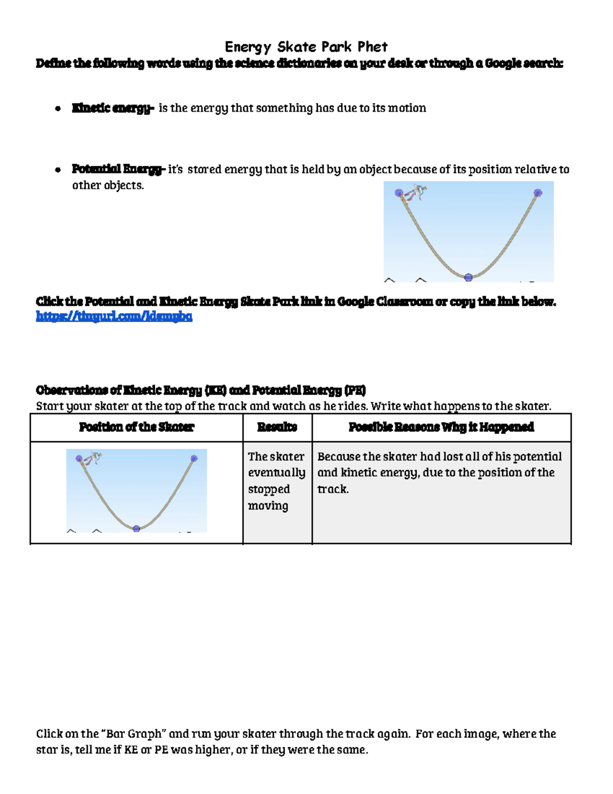 Phet Skate Park Conservation Of Energy 49 - 76a8zwi