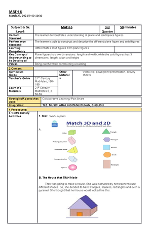 Grade 6 Mathematics - Education - GRADE 6 – MATHEMATICS GRADE 6 – TLE ...