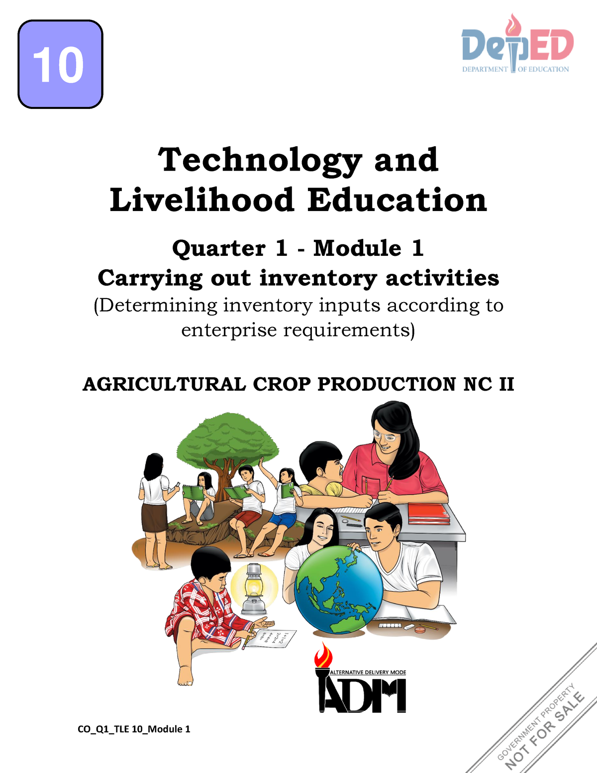 TLE10 CROP AND Production - Technology And Livelihood Education Quarter ...