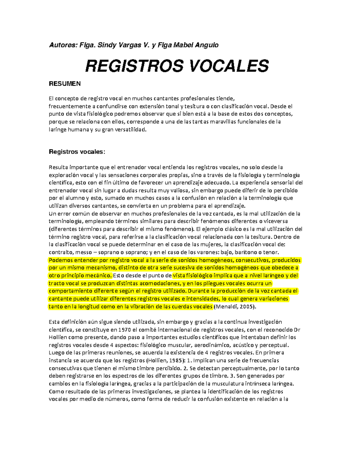 306026609 Registros Vocales pdf - Autores: Flga. Sindy Vargas V. y Flga ...