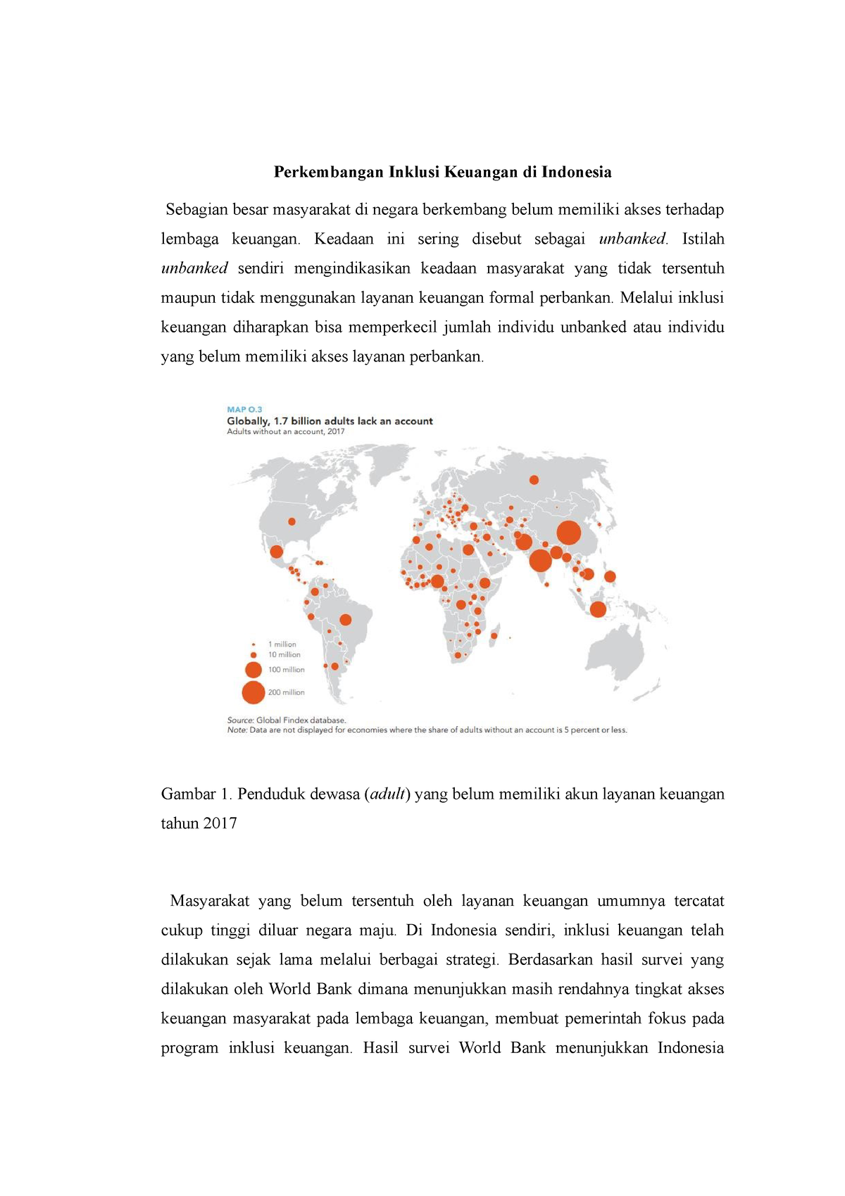 Perkembangan Inklusi Keuangan Di Indonesia - Keadaan Ini Sering Disebut ...