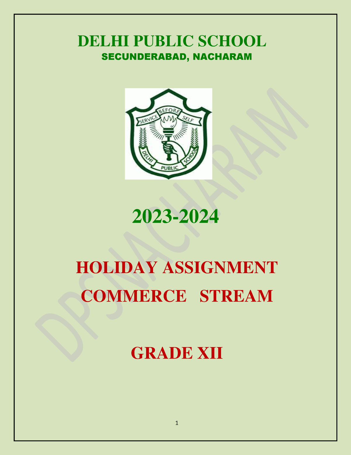 subodh public school holiday homework 2023