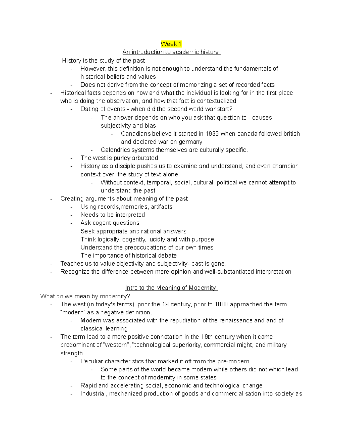 notes-week-1-an-introduction-to-academic-history-history-is-the-study