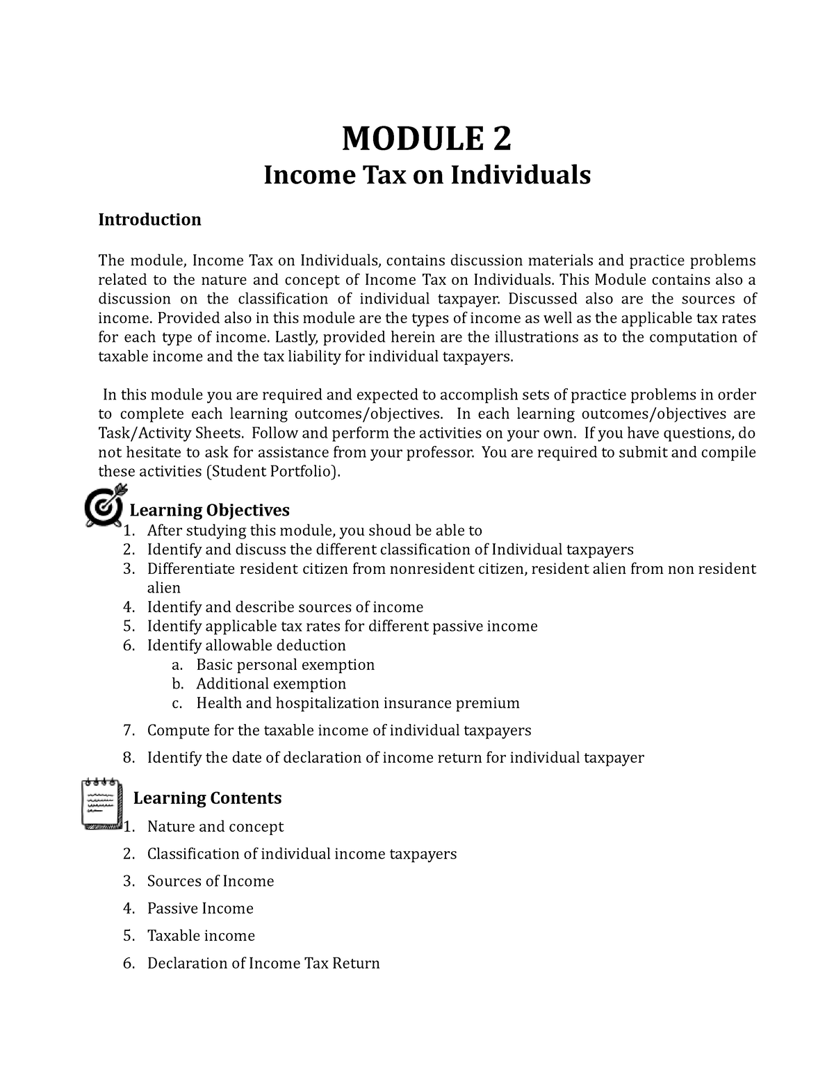 chapter-2-income-tax-on-individuals-glencoe-s-module-2-income-tax-on