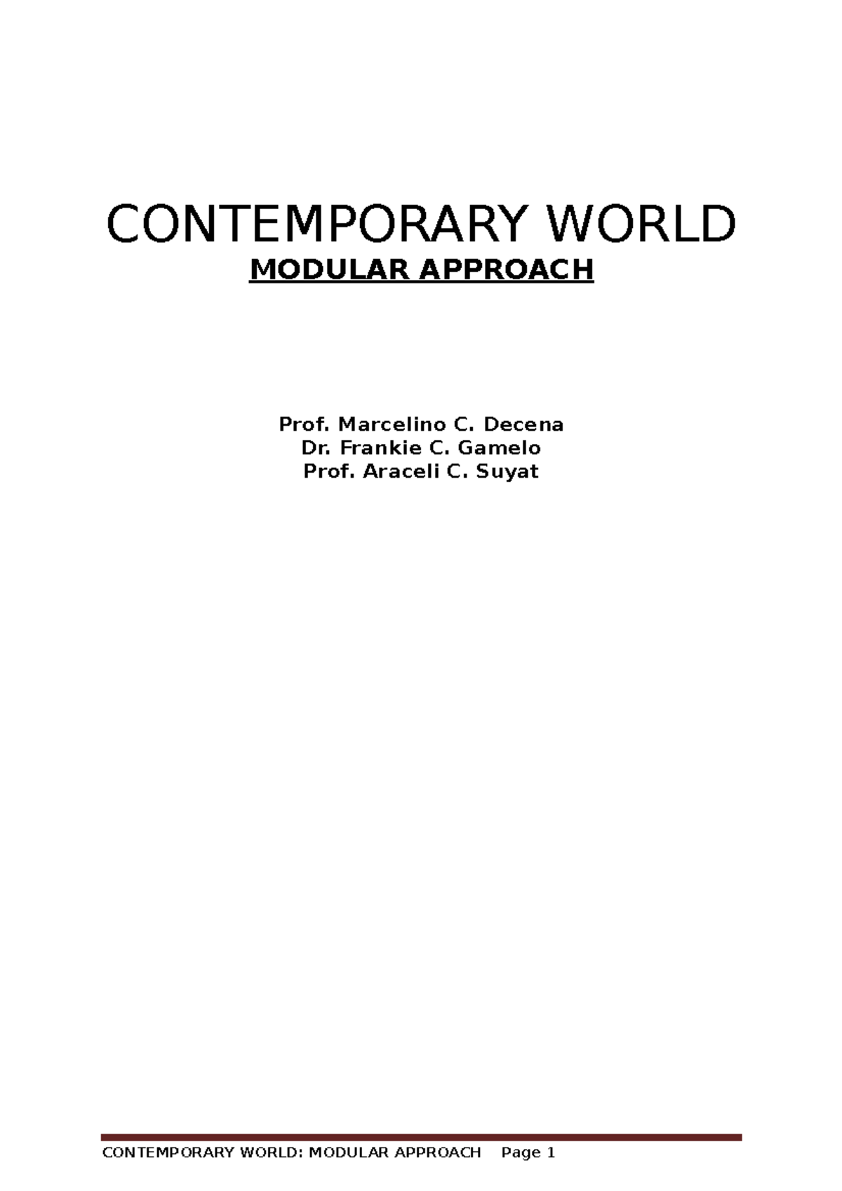 Module-1-Contemporary-World-Introduction-to-Globalization ...