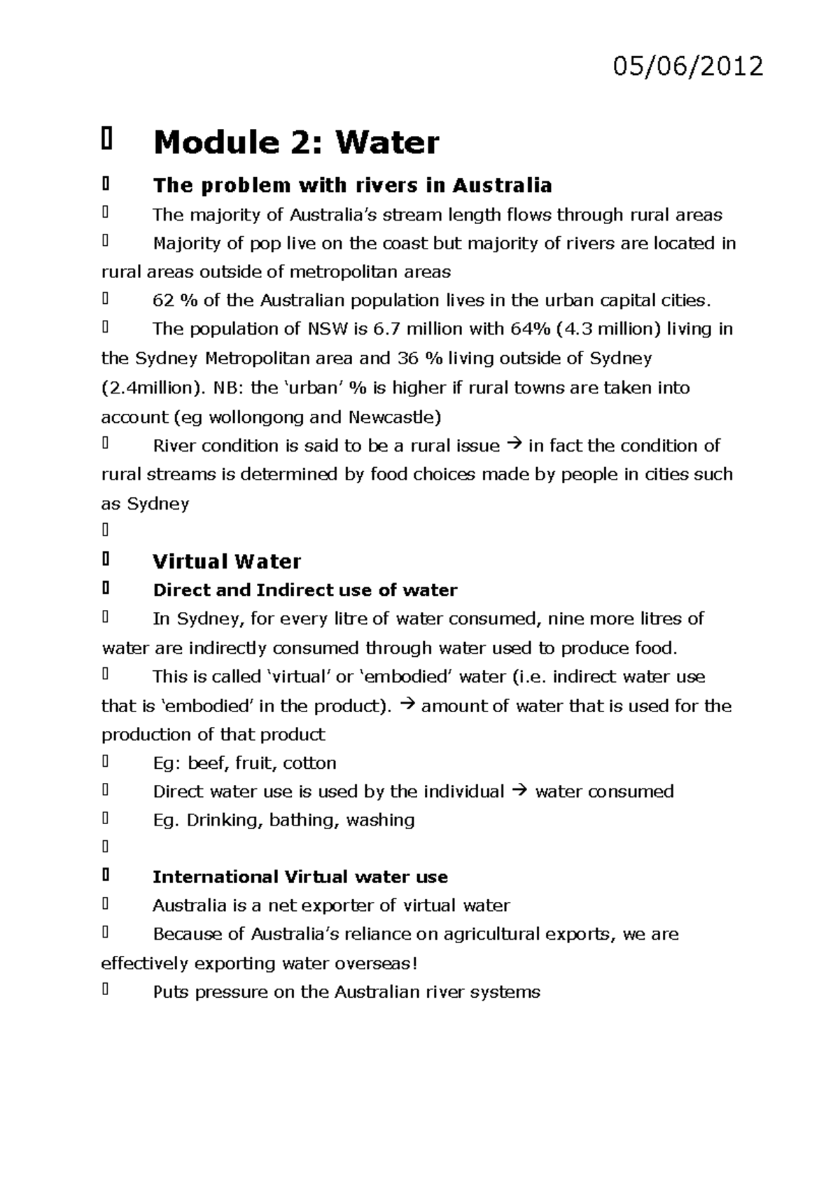 Lecture notes, lecture Module 1 - Comprehensive study notes - Module 2 ...