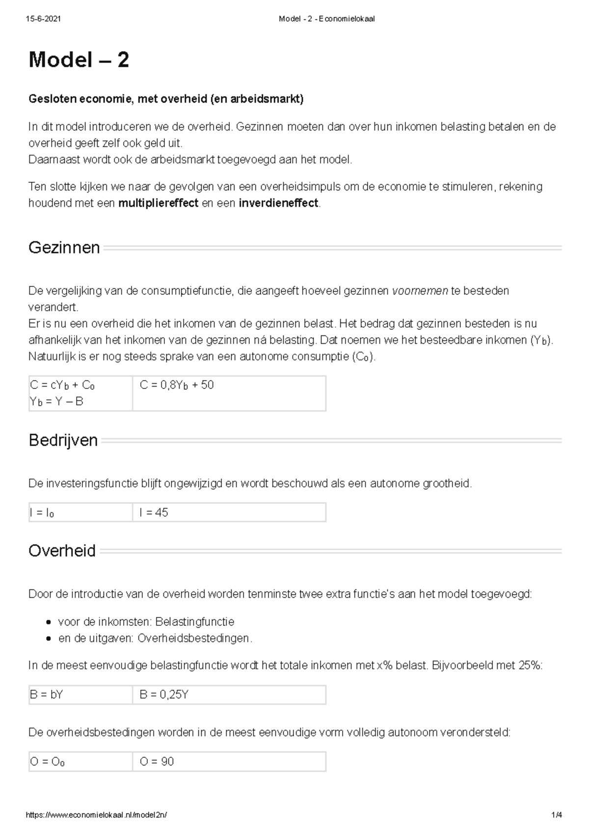 Model - 2 - EconomielokaalModel - 4 - Economielokaalaaaa - Studeersnel