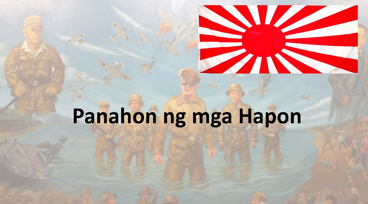 Panahon ng mga Hapon - Panahon ng mga Hapon Overview Japan’s undeclared ...