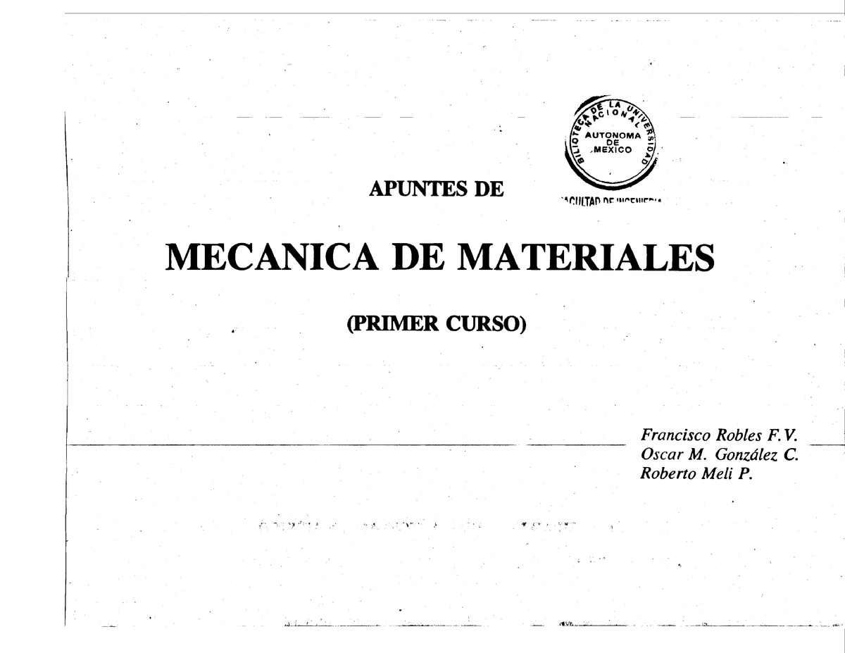 Apuntes DE Mecánica DE Materiales - APUNTESDE , ~ R" Nr •u""c ...