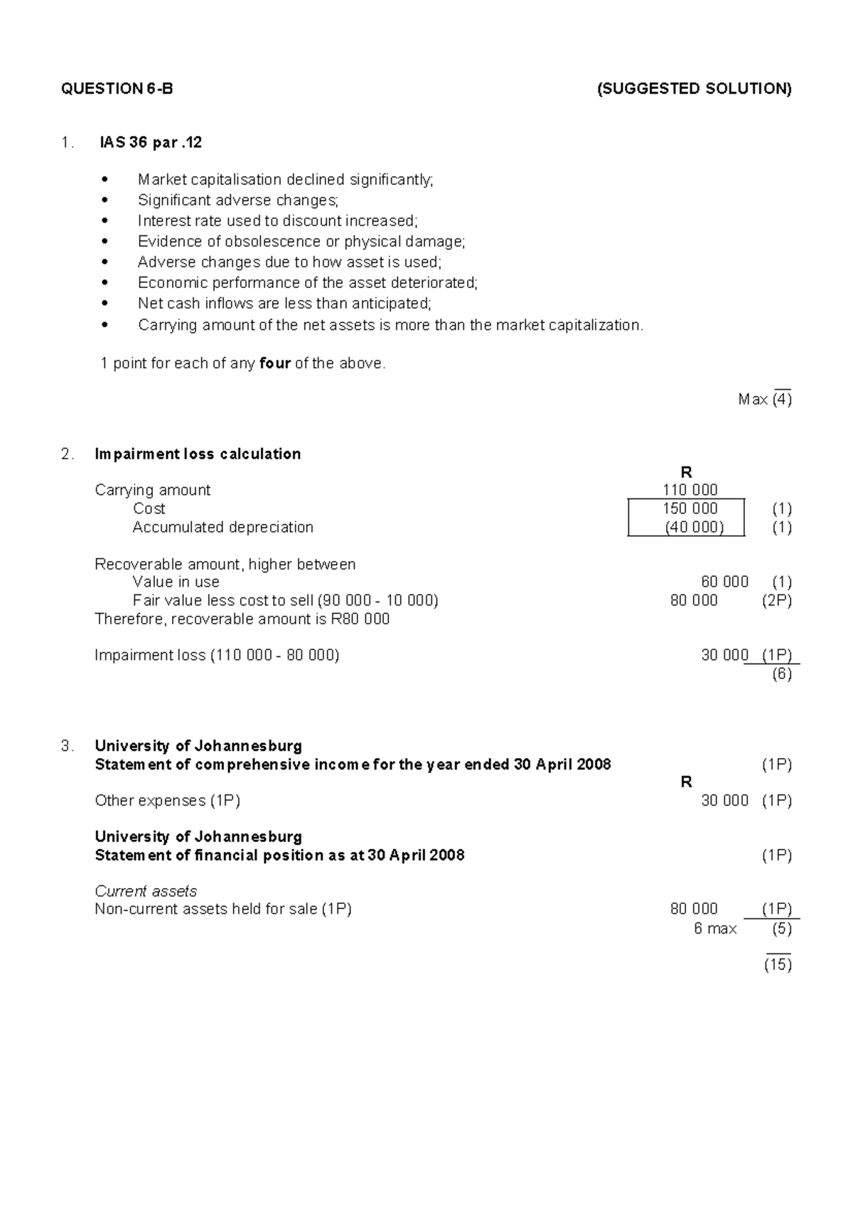 Unit 6Question 6B Sol (2024) QUESTION 6B (SUGGESTED SOLUTION) IAS