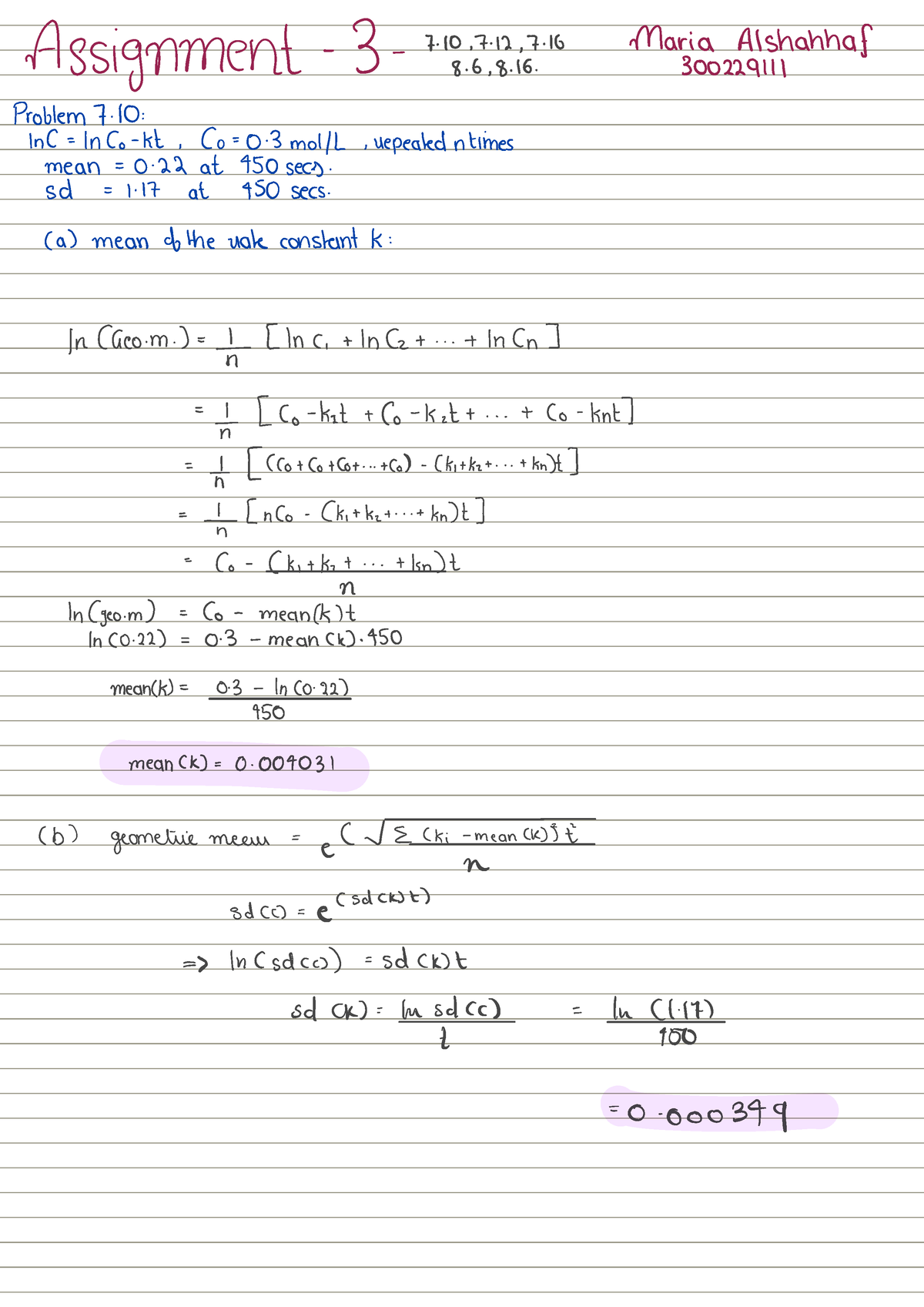 corrective assignment 7.3 answer key