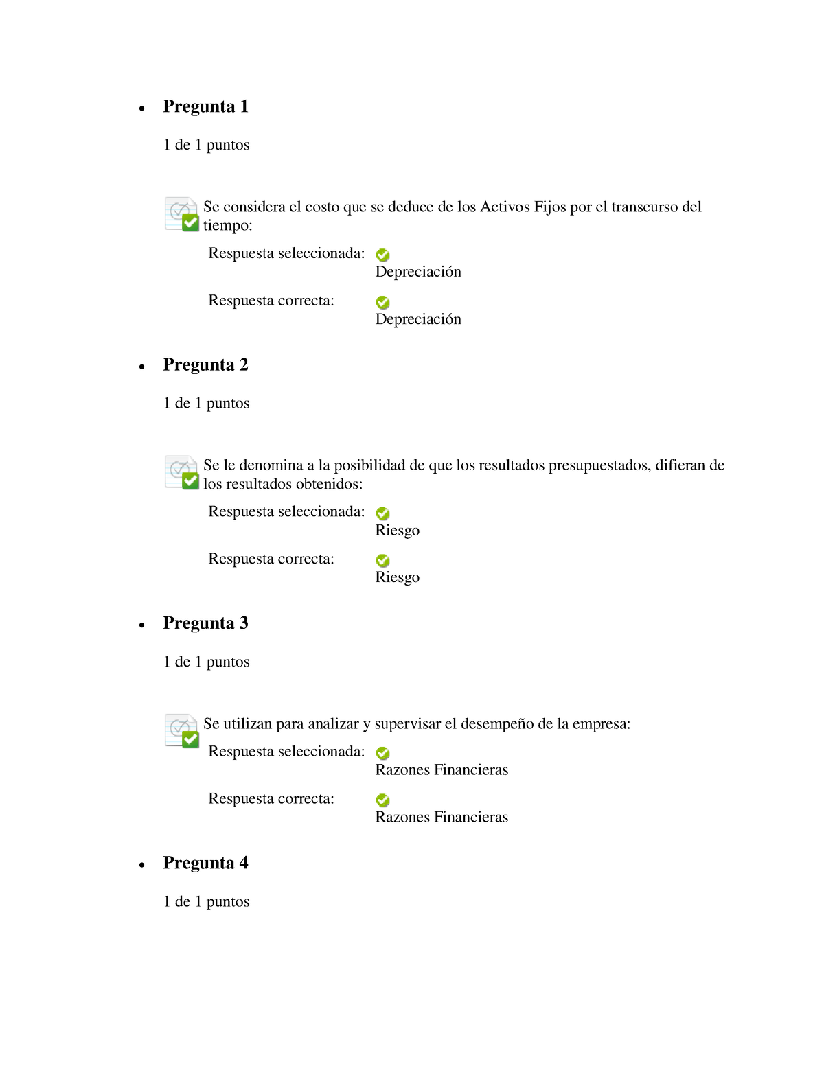 A5 Automatizada Admin Finan - Pregunta 1 1 De 1 Puntos Se Considera El ...