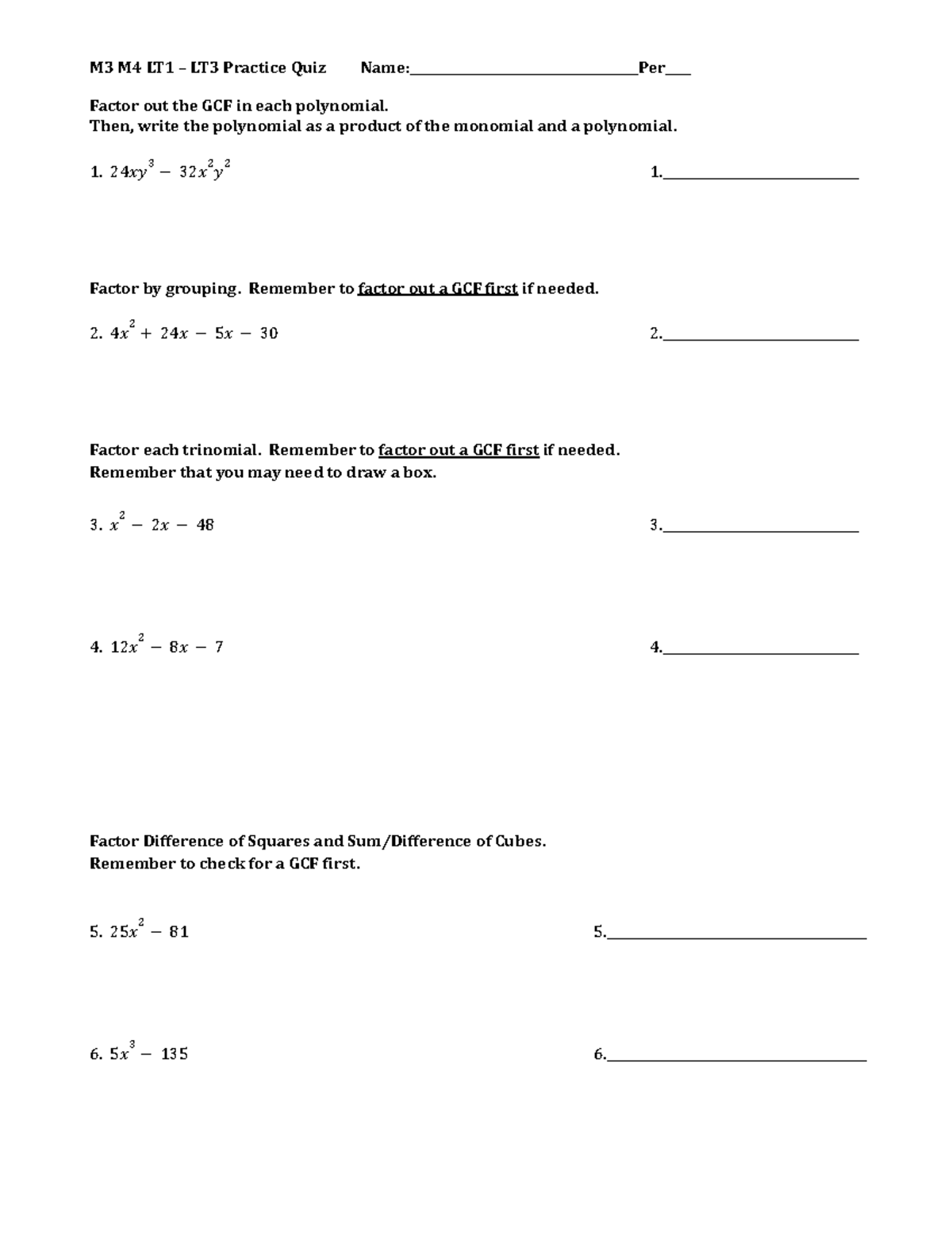 M3 M4 LT1 - LT3 Quiz Practice Quiz - M3 M4 LT1 – LT3 Practice Quiz ...