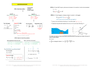 Friction in Uniform Flow-1 2 - ENS5106 Hydrology and Hydraulics ...