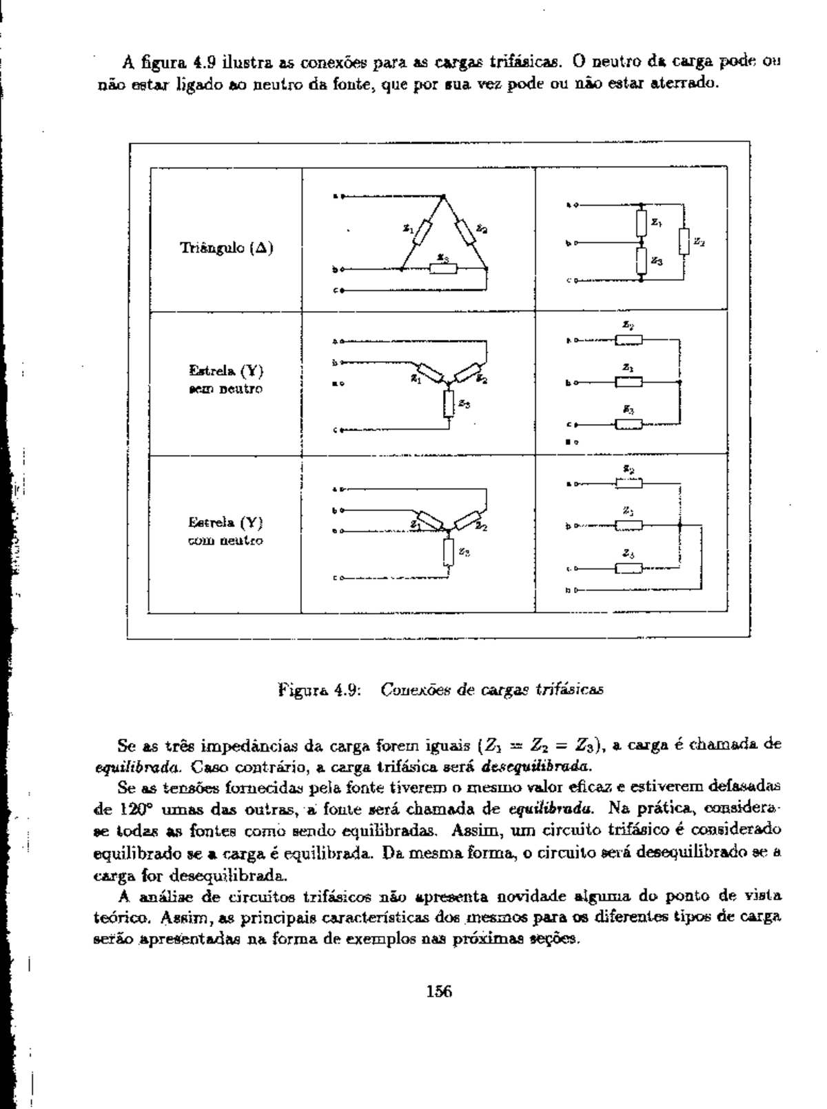 Castro 2 - A figura •. 9 ilustra as conexO es para as ca trifasicas. 0 ...