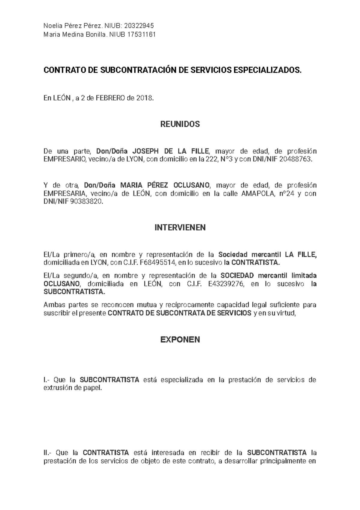 Construcci N Contratos Plantillas Plantillas Mil Plantillasejemplo De ...