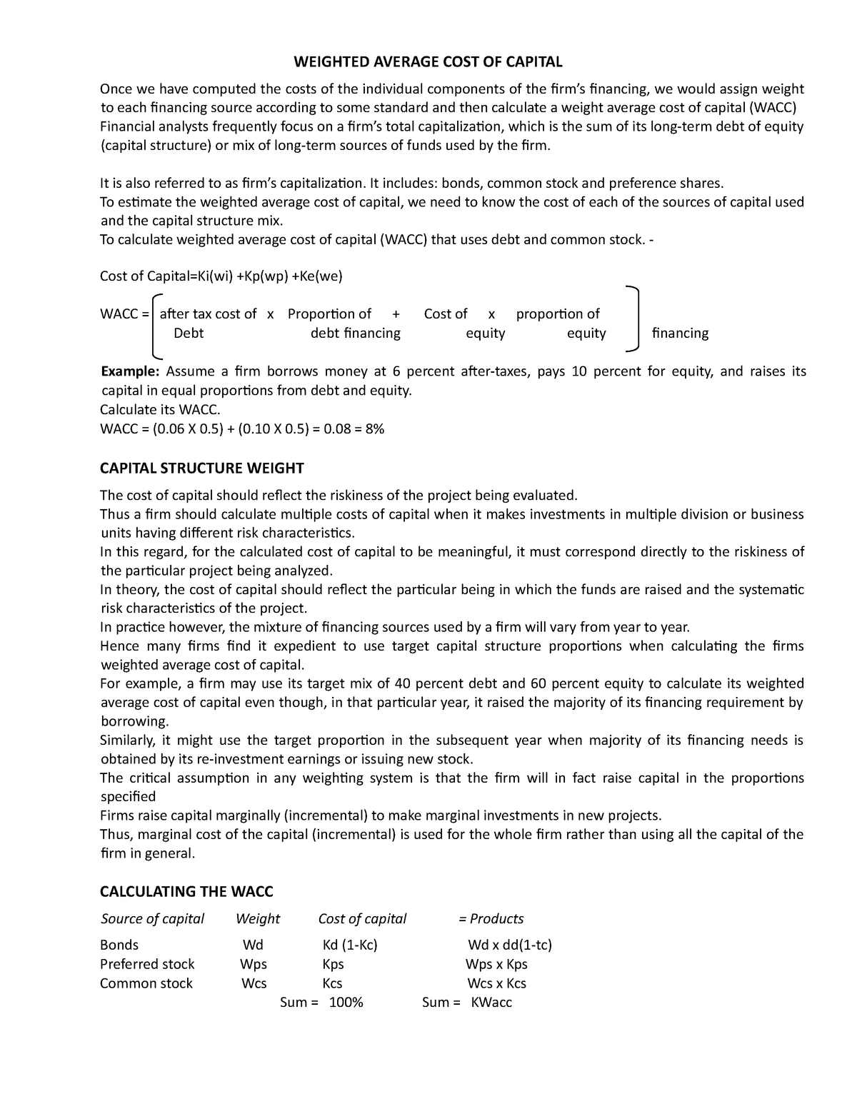 cost-of-capital-the-weighted-average-cost-of-capital-cost-of-capital