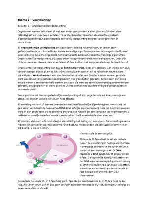 H11 - Biologie Nectar - Havo 5 - Biologie Samenvatting Nectar Hoofdstuk ...