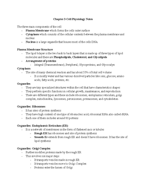 Chapter 9 Sensory Systems Physiology Notes - Studocu