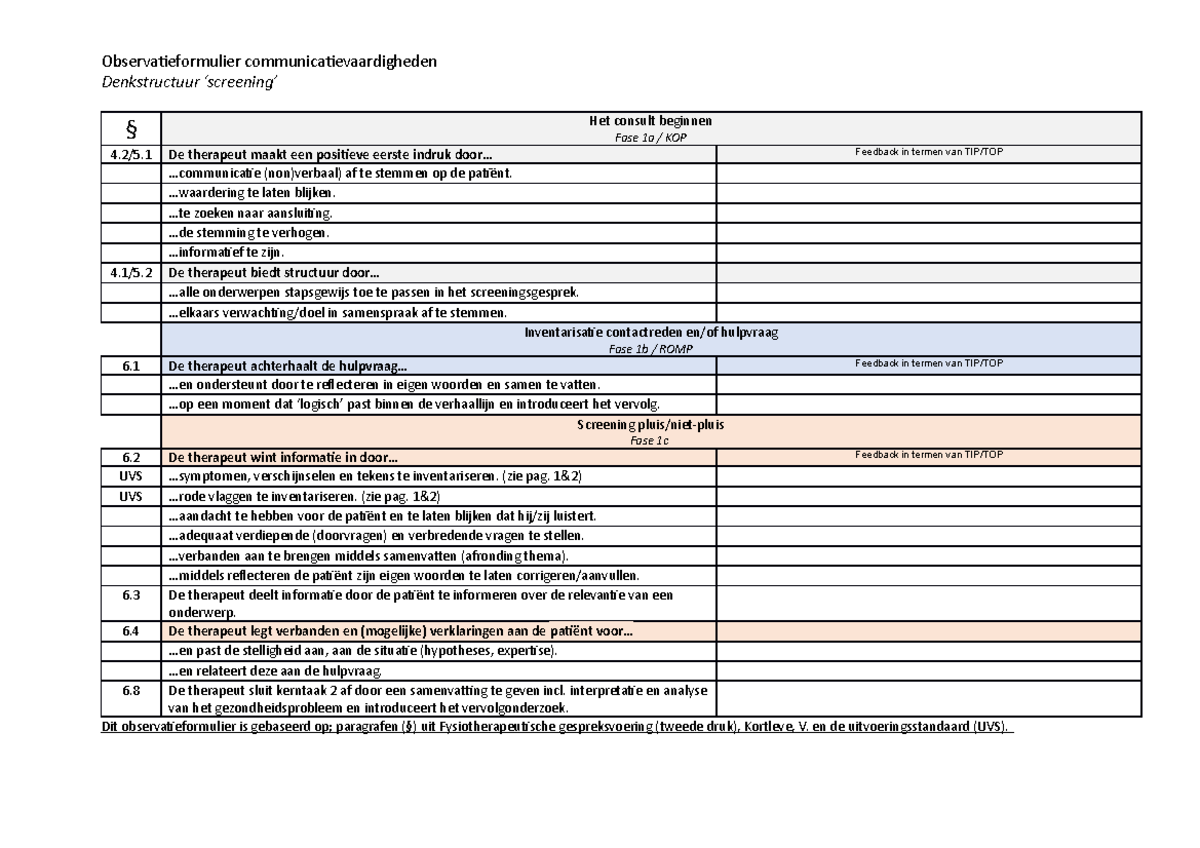 Observatieformulier Denkstructuur Screening-2 - Observatieformulier ...