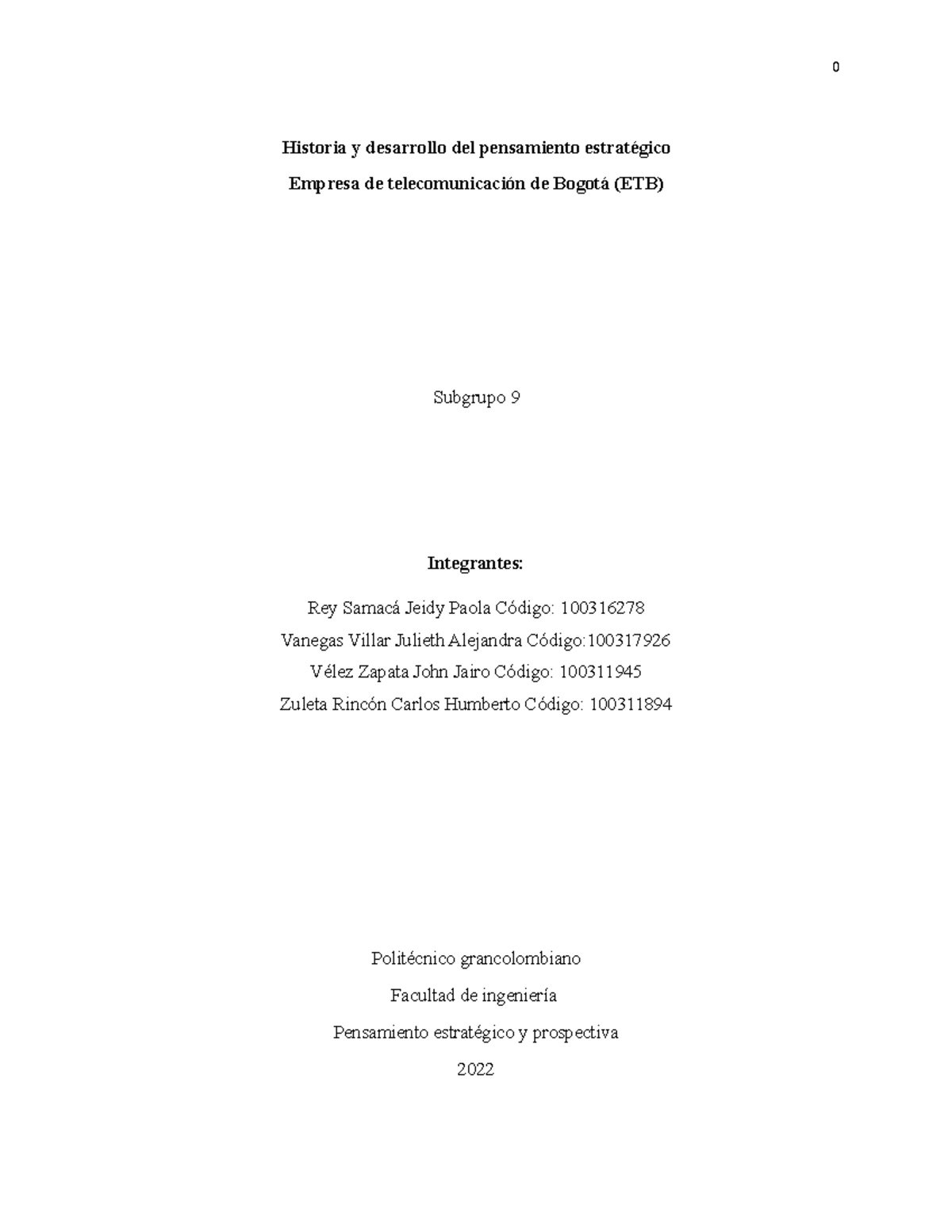 Entrega de proyecto 2 escenario 5 - Grupo 9 4102022 final - Historia y ...