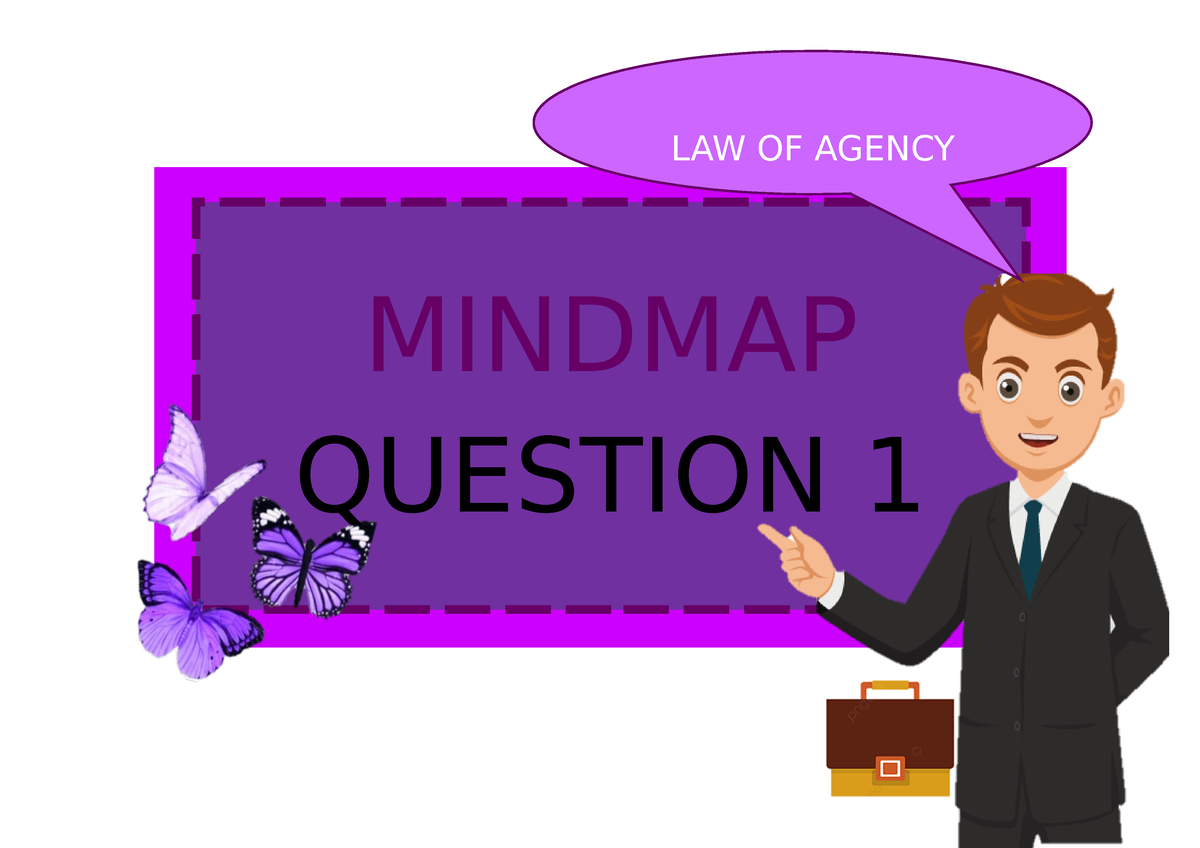 Law Mindmap Law Of Agency Mindmap Question Qualification Sect Any Person May Become