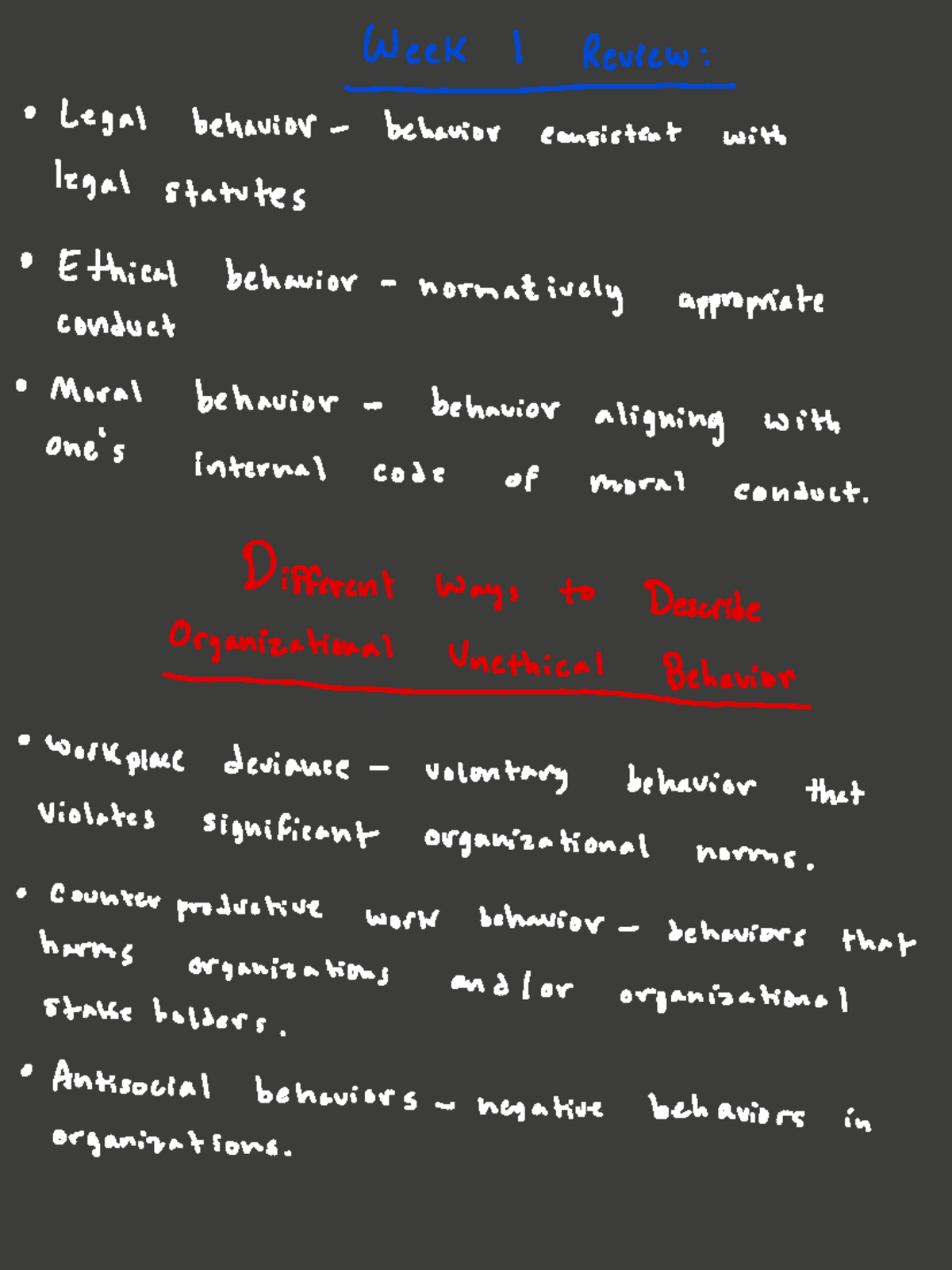 Business Ethics Exam 1 Review 1 MGT 3110 Studocu