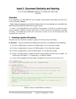 A5-Frequent-3 - Assignments - Asmt 5: Frequent Items Turn in through ...